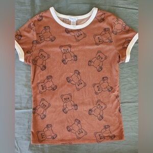 XL Brown Teddy Bear Shirt